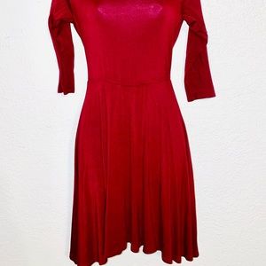 The Midnight Hour maroon lace skull dress